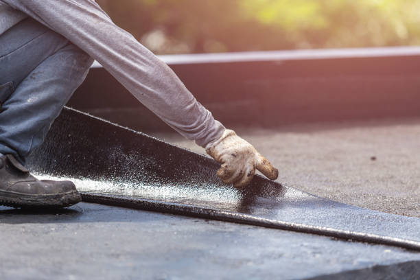 Professional Interior Drainage System technician working in Windfall, IN